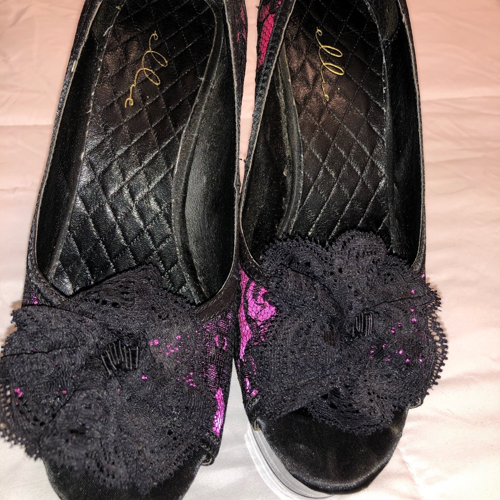 Ellie lace platform heels - Picture 5 of 6